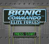 Bionic Commando - Elite Forces Title Screen